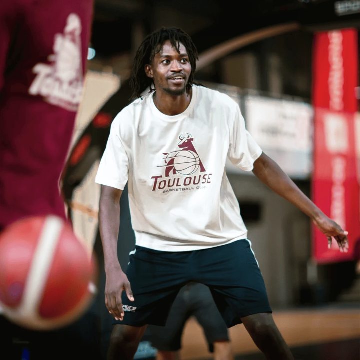 T-shirt Logo Écru TBC | Boutique Toulouse Basket Club