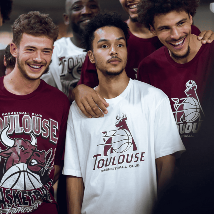 T-shirt Logo Écru TBC | Boutique Toulouse Basket Club