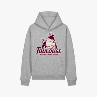 Hoody Gris TBC | Sweat Toulouse Basket Club