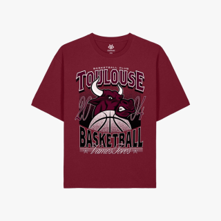 T-shirt Toro Grenat TBC | Boutique Toulouse Basketball Club